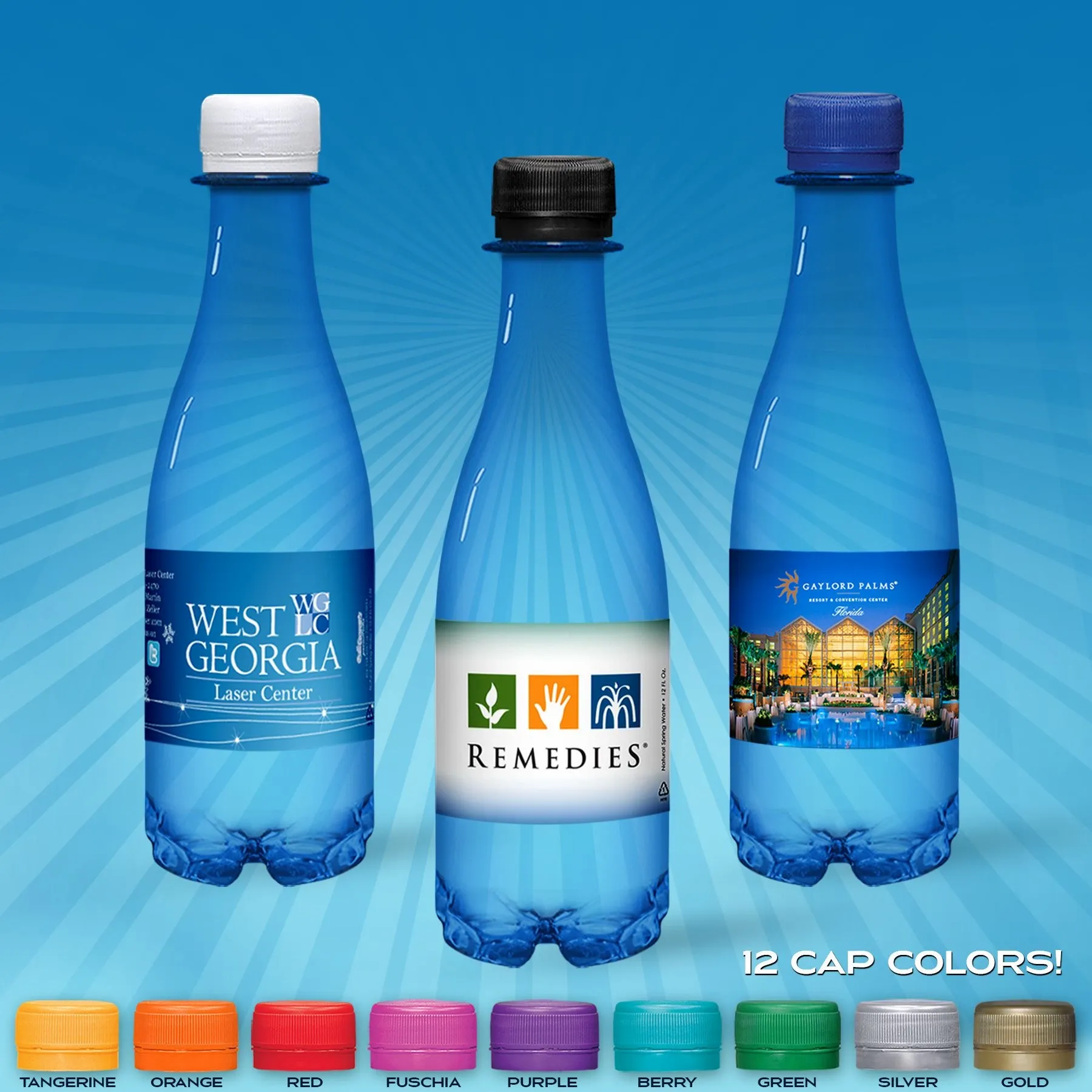 Custom Bottled Water - Custom Beanies Now