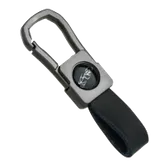 Gun Metal Caribiner Keychain