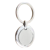 Spinning Circle Metal Keychain