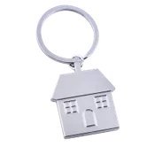 Happy Home Metal Keychain
