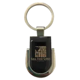 U-Shaped Metal Keychain