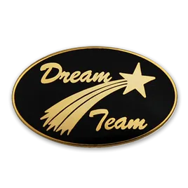 Oval Lapel Pin Oval Lapel Pin - Custom Beanies Now