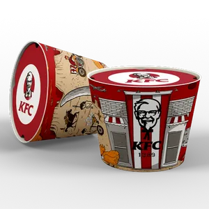 Paper Food Bucket - Custom Beanies Now