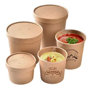 Paper Soup Container - Custom Beanies Now