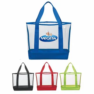 Custom Clear Casual Tote Bag - Custom Beanies Now