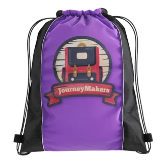 Side-Accents Drawstring Bag - Custom Beanies Now