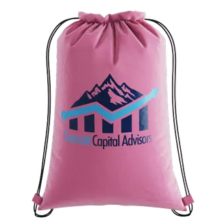 Custom Nylon Drawstring Bag - Custom Beanies Now