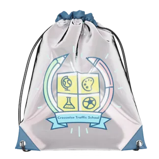 Custom Reflective Drawstring Bag - Custom Beanies Now