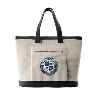 Cotton Zipper Tote Bag - Custom Beanies Now