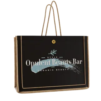 Paradise Jute Tote Bag - Custom Beanies Now