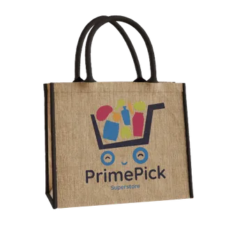 Custom Large Jute Tote - Custom Beanies Now