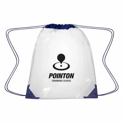 Clear - Navy Blue Clear - Navy Blue - Custom Beanies Now