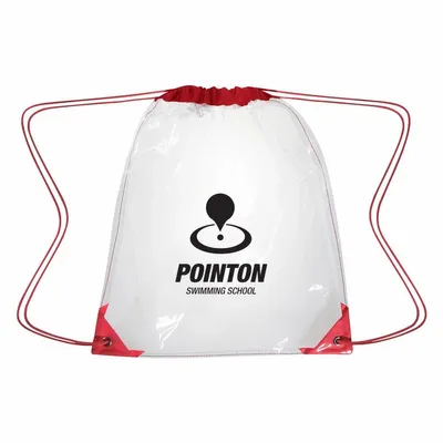Clear - Red Clear - Red - Custom Beanies Now