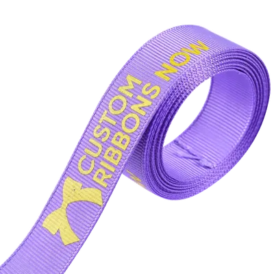 Grosgrain Ribbon - Silk Screen Printed Ribbons