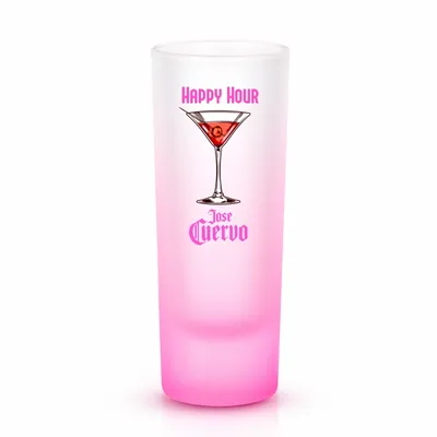 Tall Shot Glass - Colored & Frosted - Custom Beanies Now