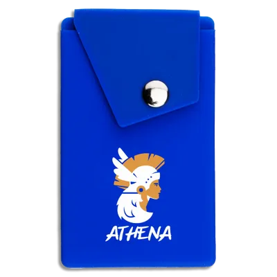 Silicone Phone Wallet with Button - Custom Beanies Now
