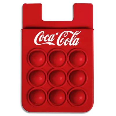 Silicone Push Pop Up Phone Wallet - Custom Beanies Now