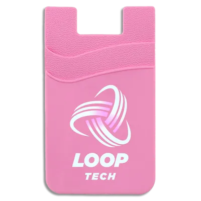 Silicone Phone Wallet Dual Card Holder - Custom Beanies Now