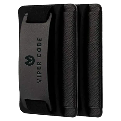 Leather Phone Wallet with Hand Grip - Custom Beanies Now