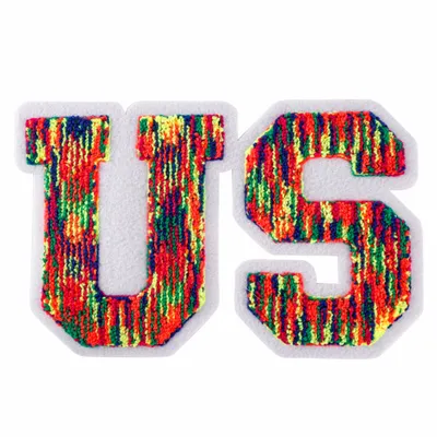 Multi Color Chenille Patch - Custom Beanies Now
