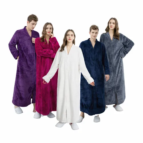 Bathrobe with Zipper - Custom Beanies Now