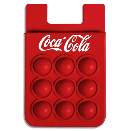 Silicone Push Pop Up Phone Wallet - Custom Beanies Now