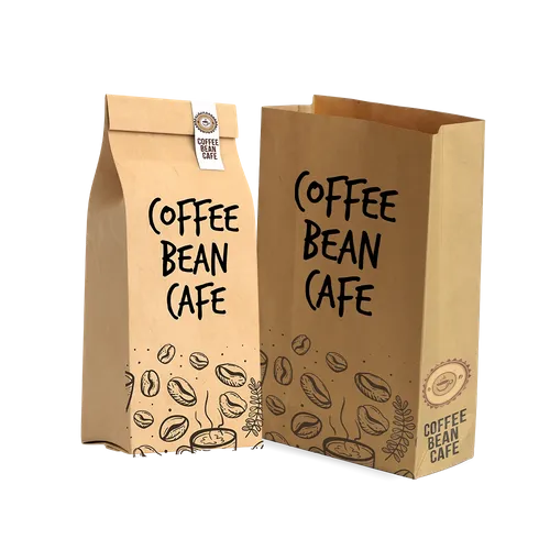 Kraft Paper Food Bag - Custom Beanies Now