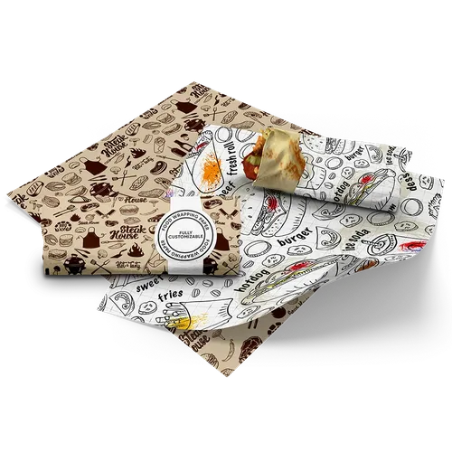 Food Wrapping Paper - Custom Beanies Now