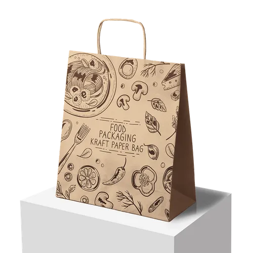 Kraft Paper Packaging Bag - Custom Beanies Now