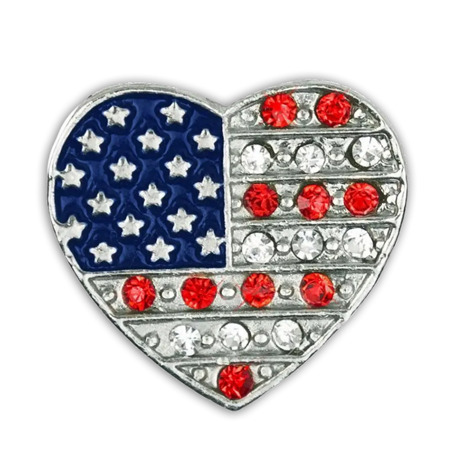 Rhinestone Pin - Custom Beanies Now