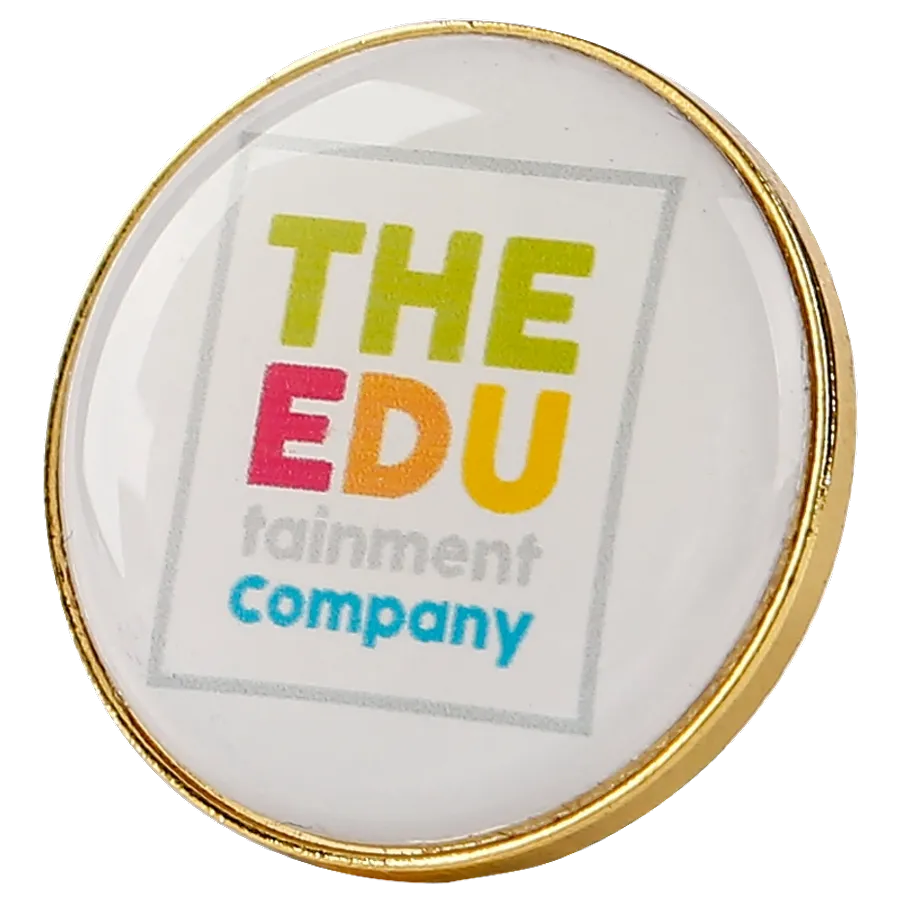 Epoxy Lapel Pin - Custom Beanies Now